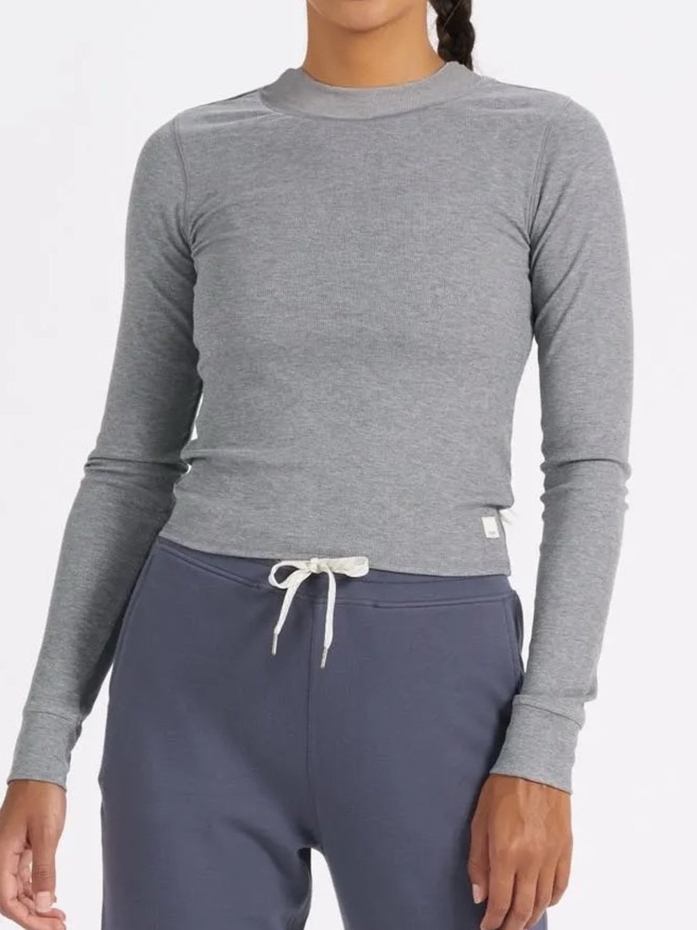 VUORI LONG-SLEEVE MUDRA FITTED TEE
Size XL Medium Gray